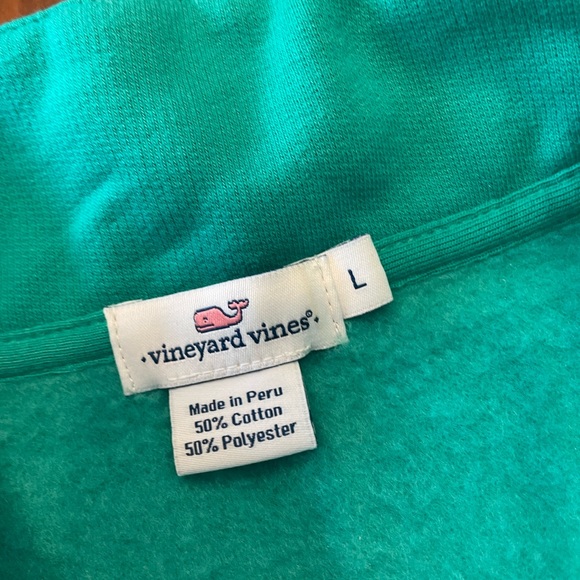 Vineyard Vines Sweatshirt, green, Size Large - Picture 4 of 5